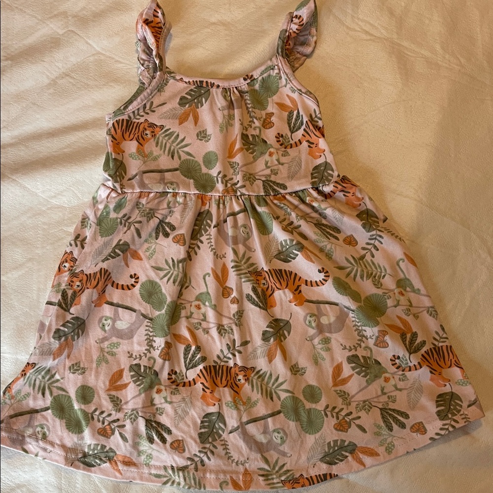 By Picapino Kids Jungle Print Dress